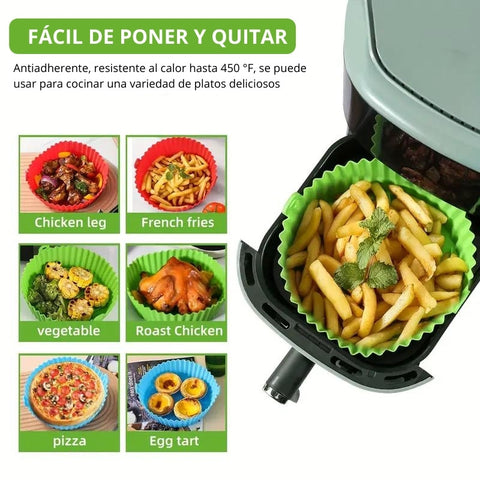 Liner de Silicona para Air Fryer: Resistente al calor y antiadherente