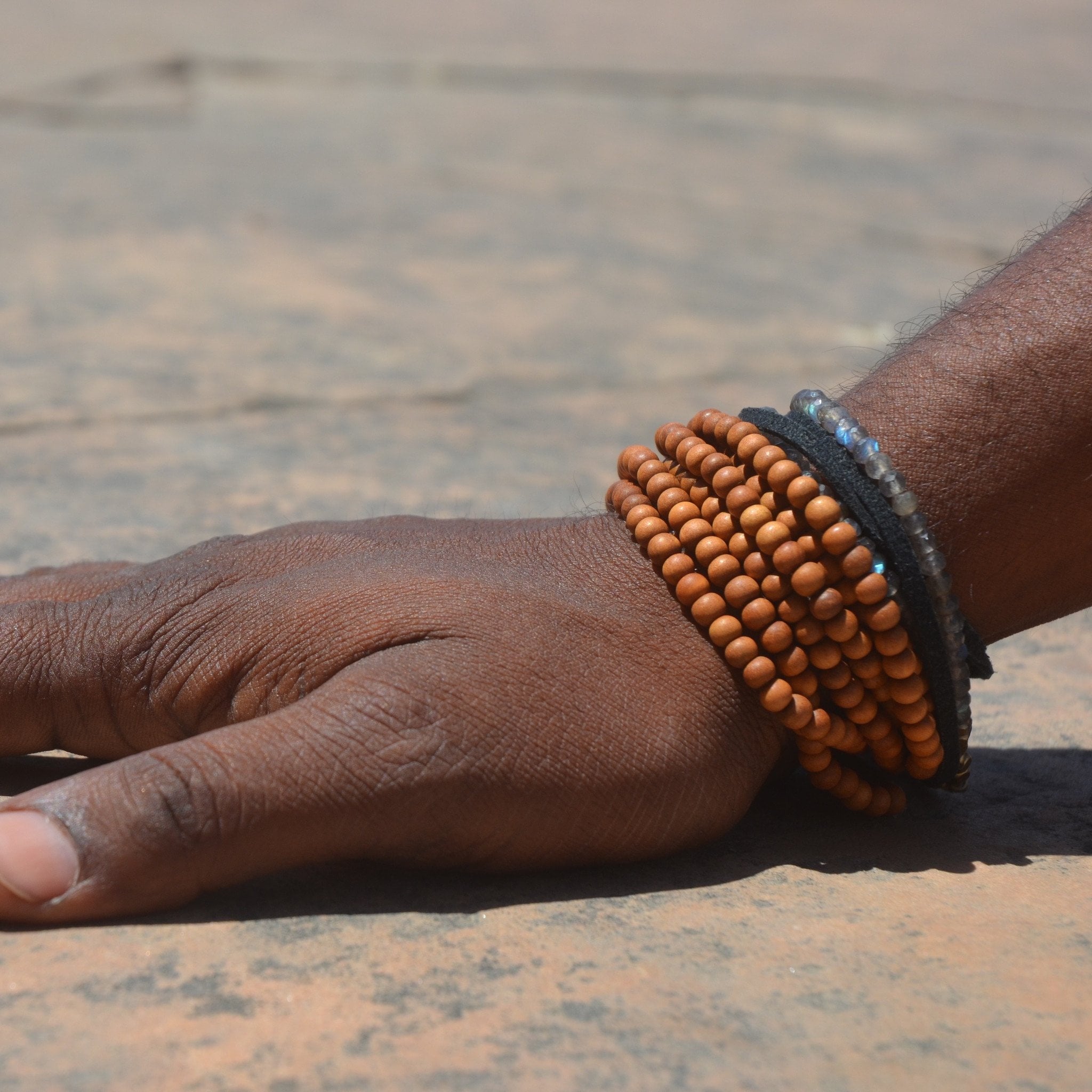 Sandalwood Bracelet Trio