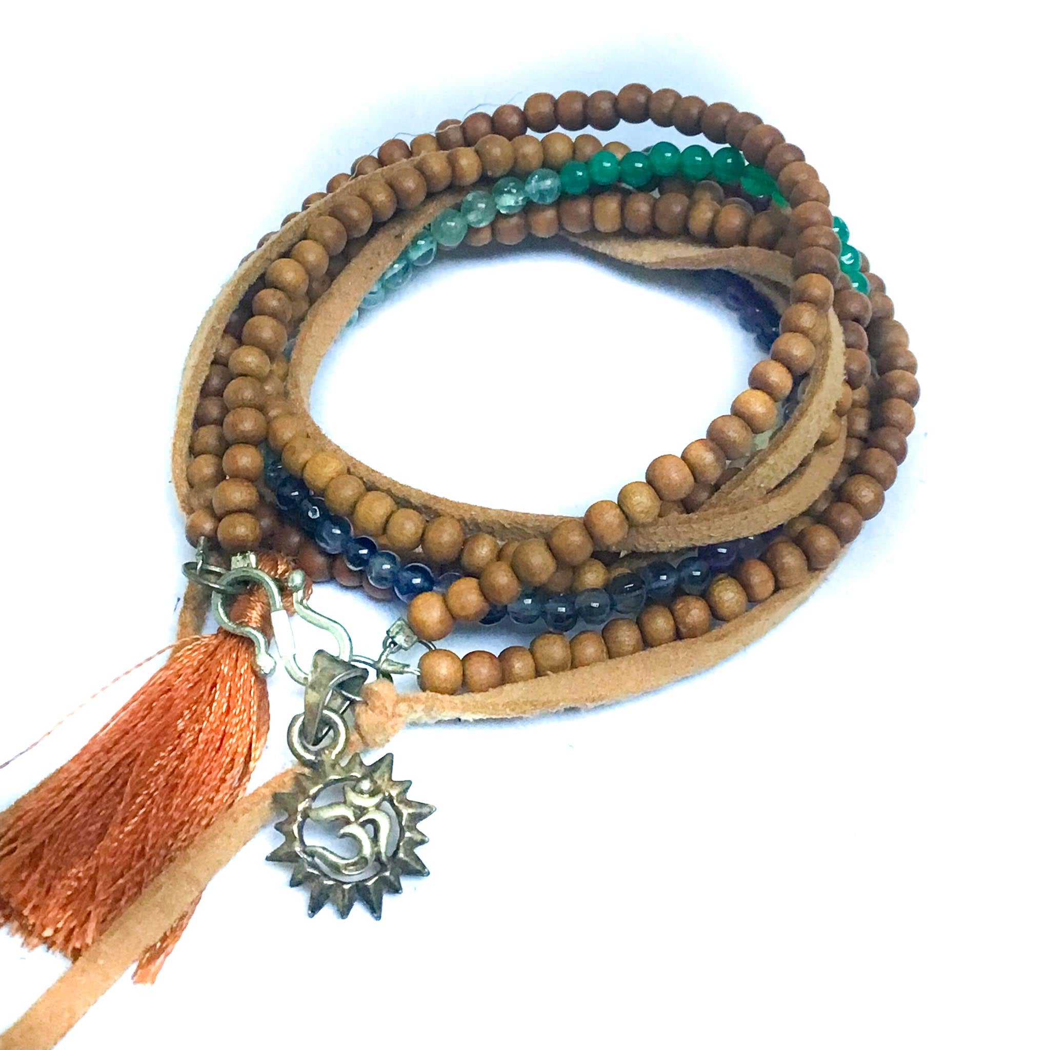 Chakra Bracelet - Gemstones & Sandalwood