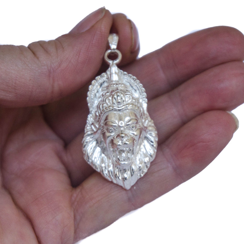Narasimha Silver Pendant