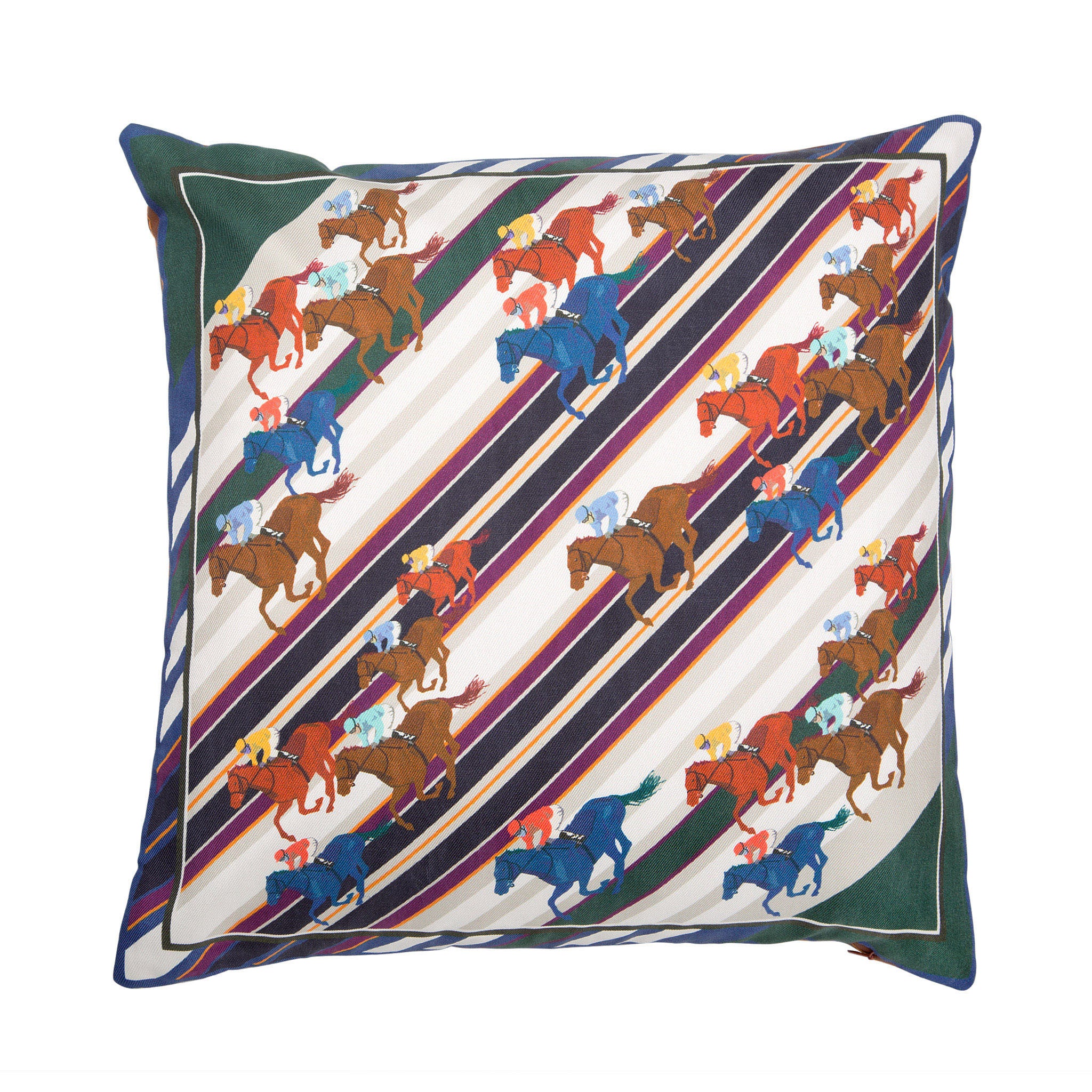 23AW new /Burberry Equestrian Knightクッション Cushion Blue
