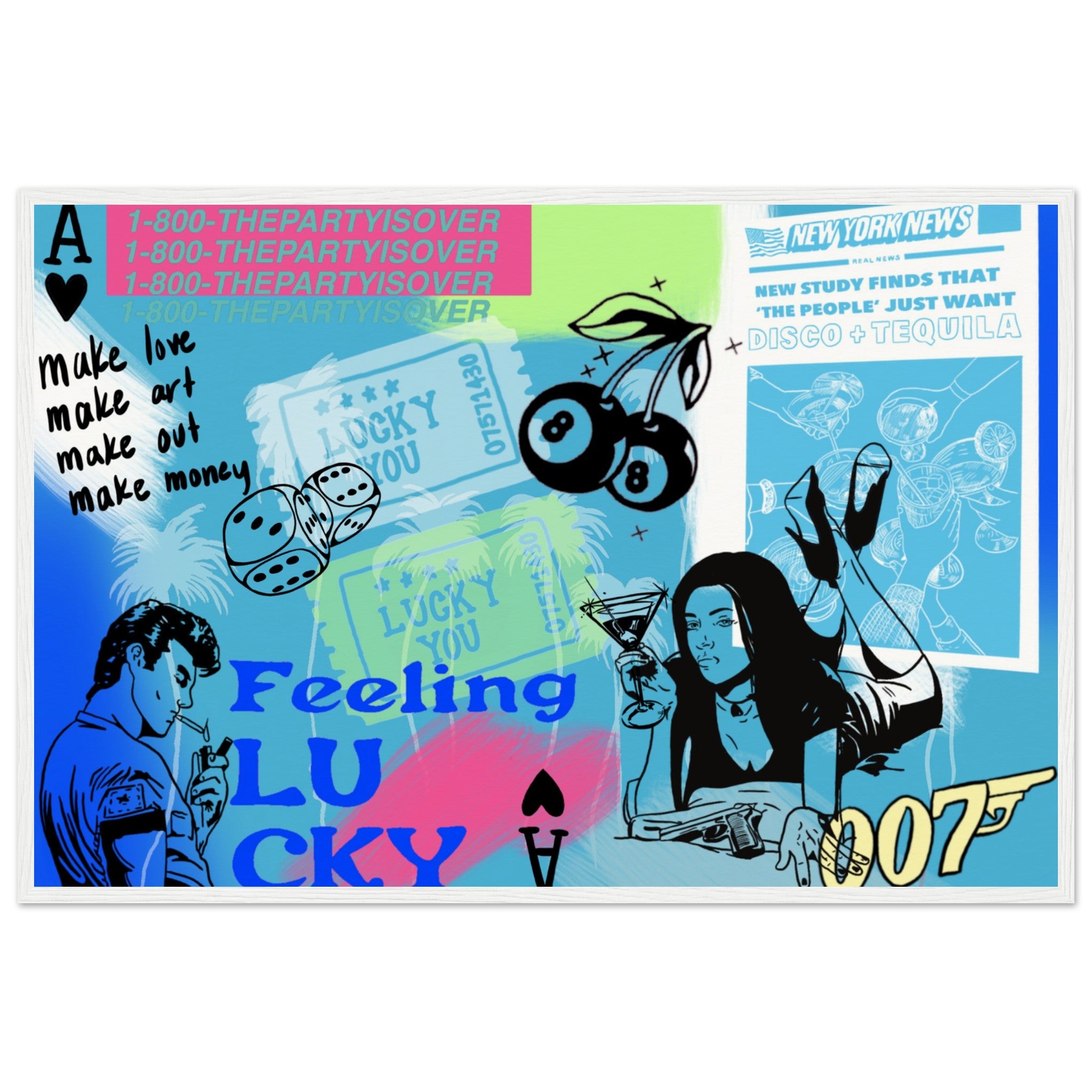 Feeling Lucky Framed