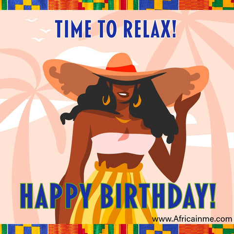 Happy birthday time to relax