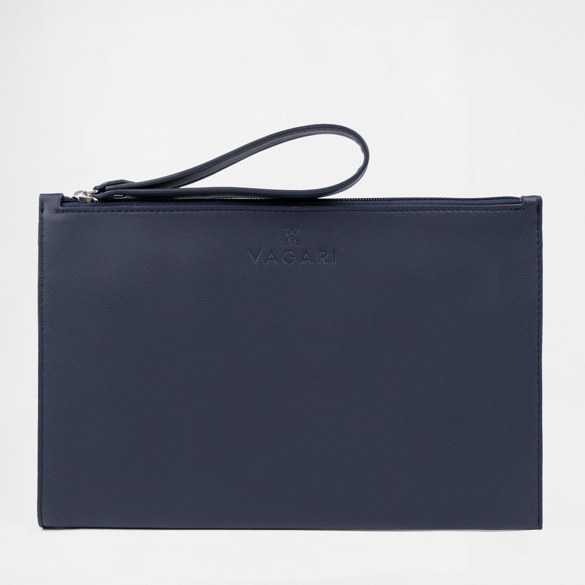 Geneva Compact Pouch - Navy - Vagari Bags product image