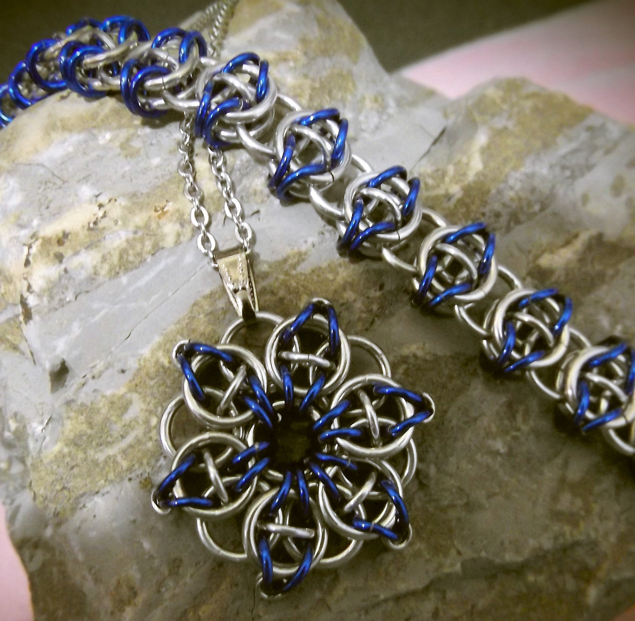 blue buddha chainmaille