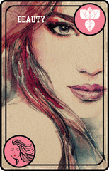 Tonic Tinctures Beauty Archetype Card - Represents a focus on beauty and self-care