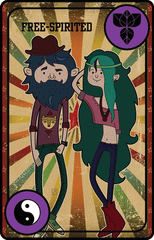 Tonic Tinctures Free Spirited Archetype Card Tonic Tinctures Free Spirited Archetype Card - Shows an individual with a free-spirited nature