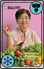 Tonic Tinctures Healthy Archetype Card - Represents a generally healthy lifestyle