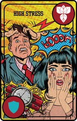 Tonic Tinctures High Stress Archetype Card - Represents a high-stress lifestyle