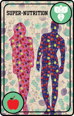 Tonic Tinctures Super Nutrition Archetype Card - Represents a focus on optimal nutrition