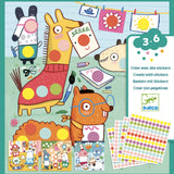 Djeco Pysselbox Papper With coloured dots