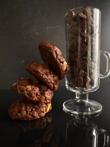 Brownie Cookies with Chocolate Chips