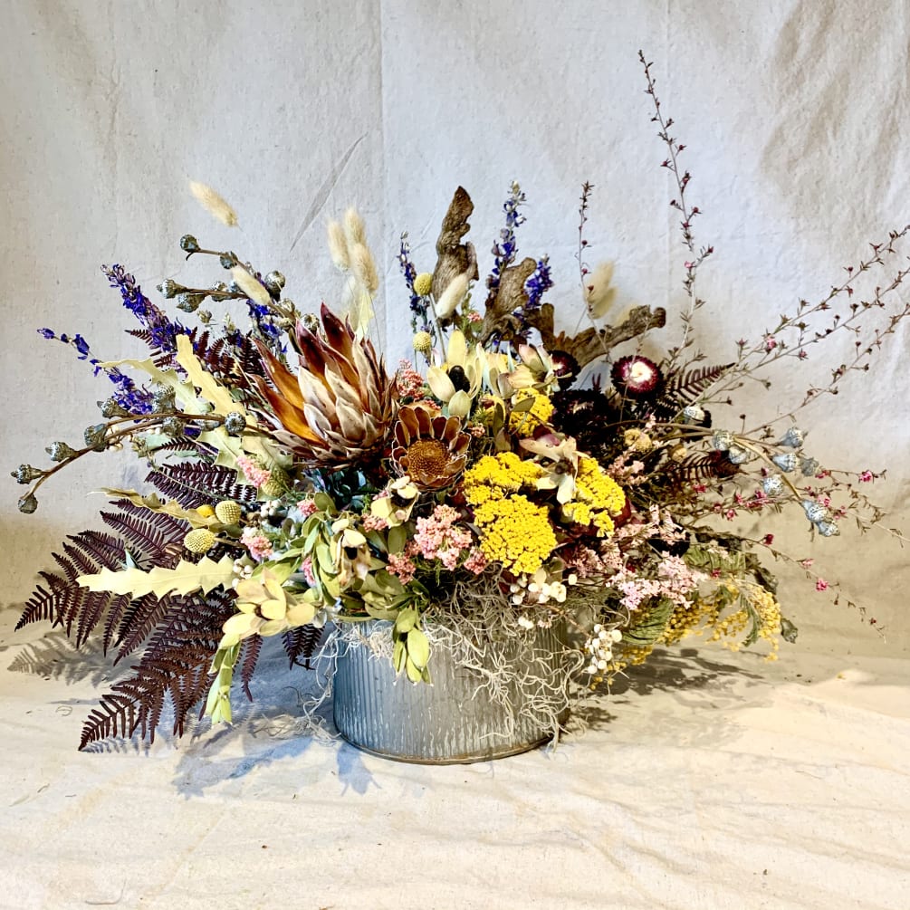 Wedding Bouquets Using Dried Flowers in France — Wedding Florist in France