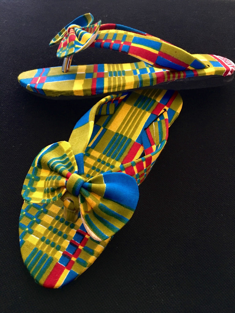 Green Bow Tie Sandals for Kids – Alluforu