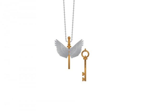 Harry Potter Flying Key Necklace