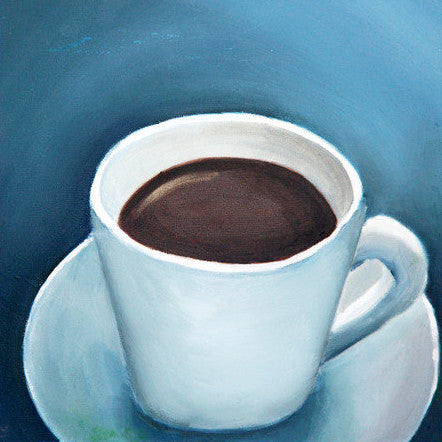 coffee cup painting