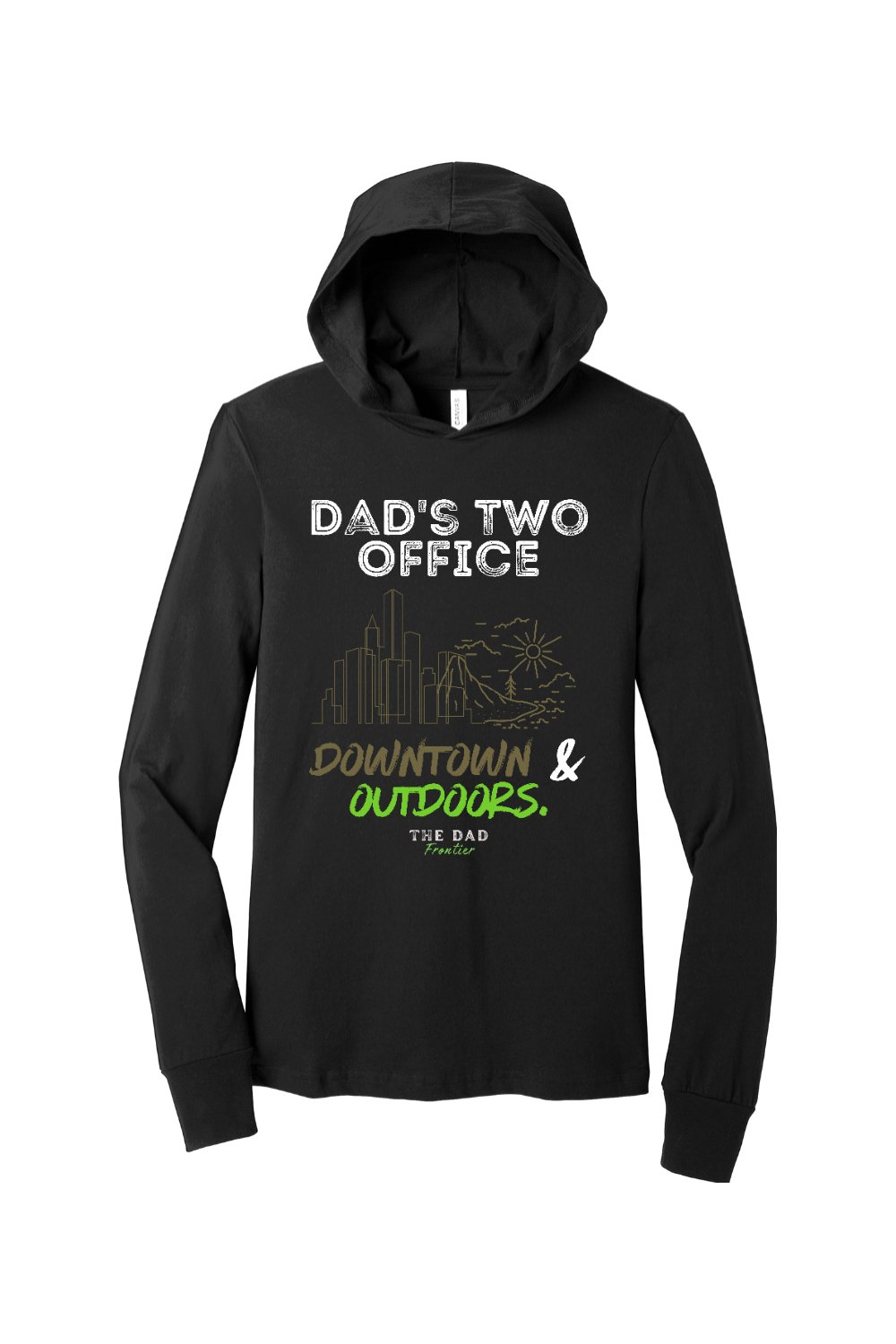 Dad's Two Office Lightweight Hoodie - The Dad Frontier product image