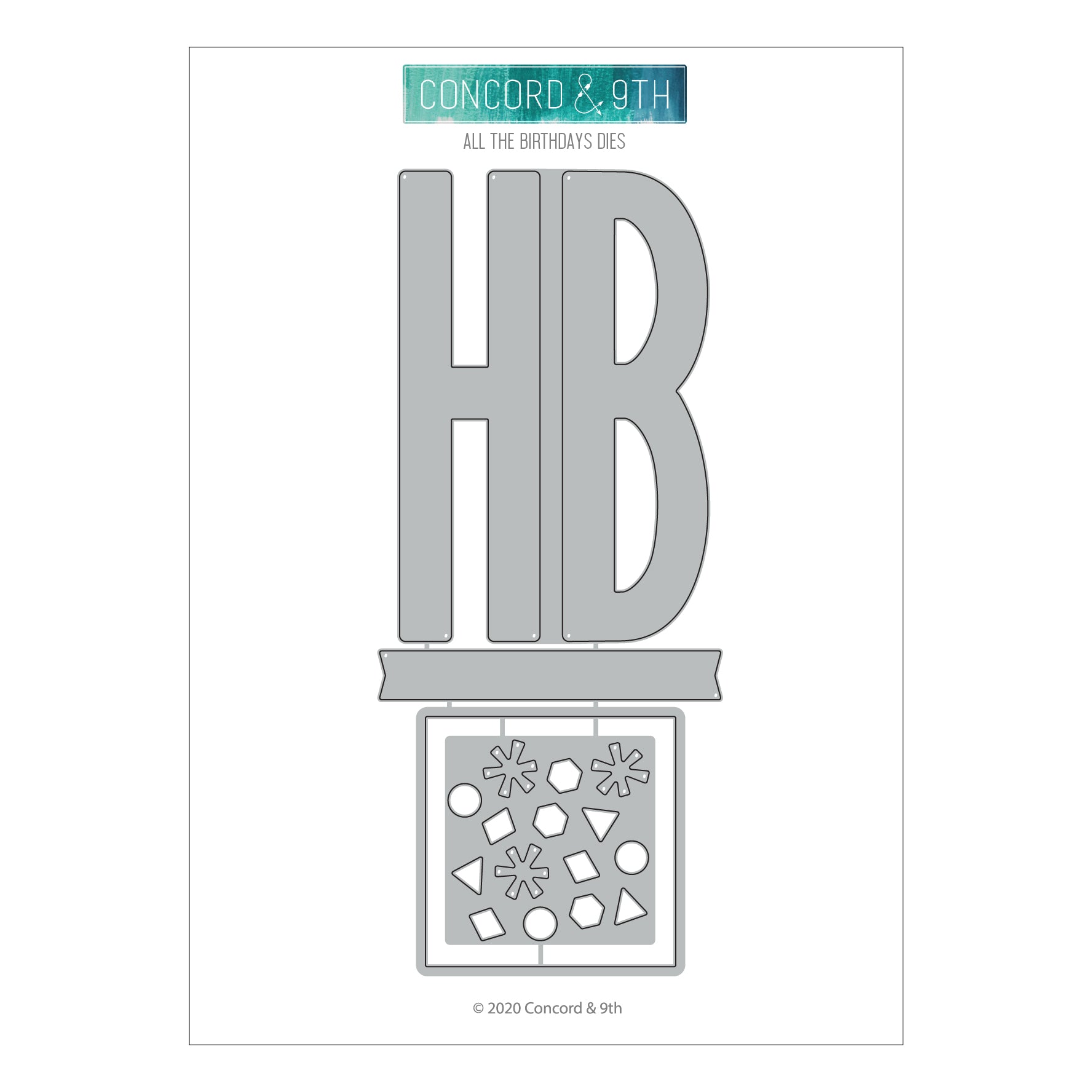All the Birthdays Stamp Set - Concord & 9th
