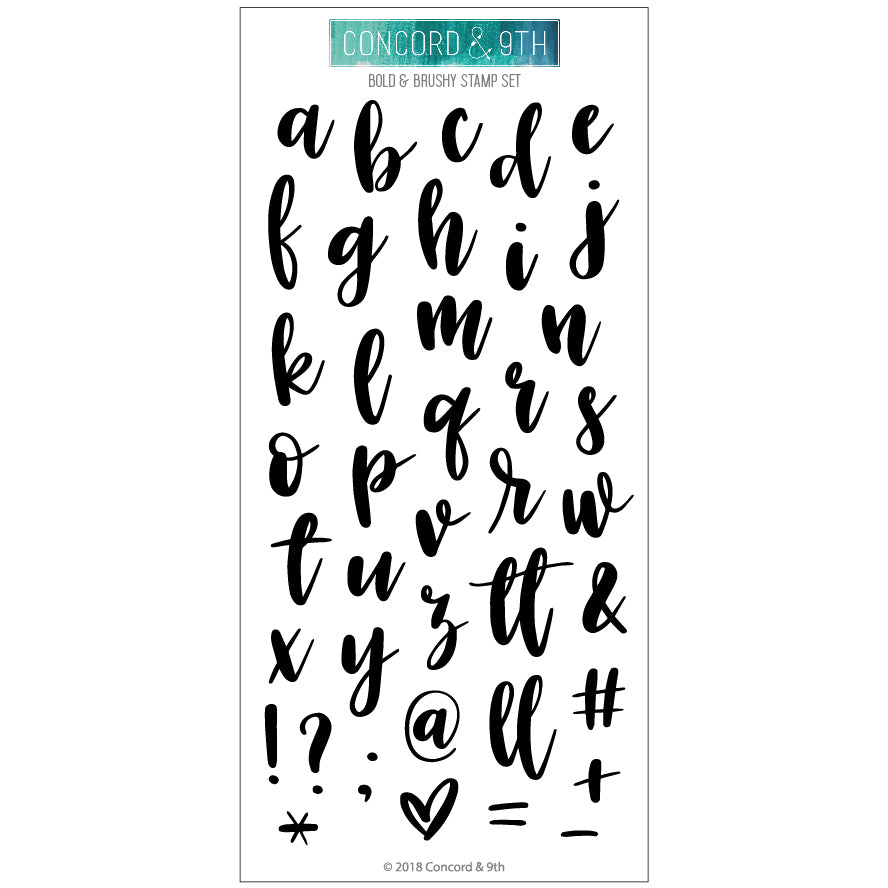 Lovely Letters Stamp Set - Concord & 9th