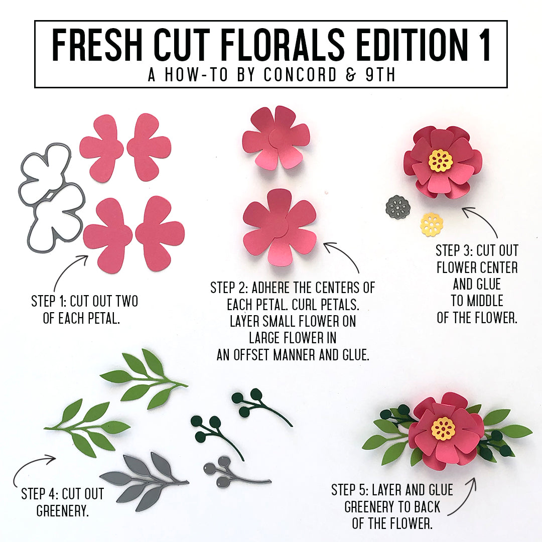 Fresh Cut Florals Dies Edition 1 - Concord & 9th