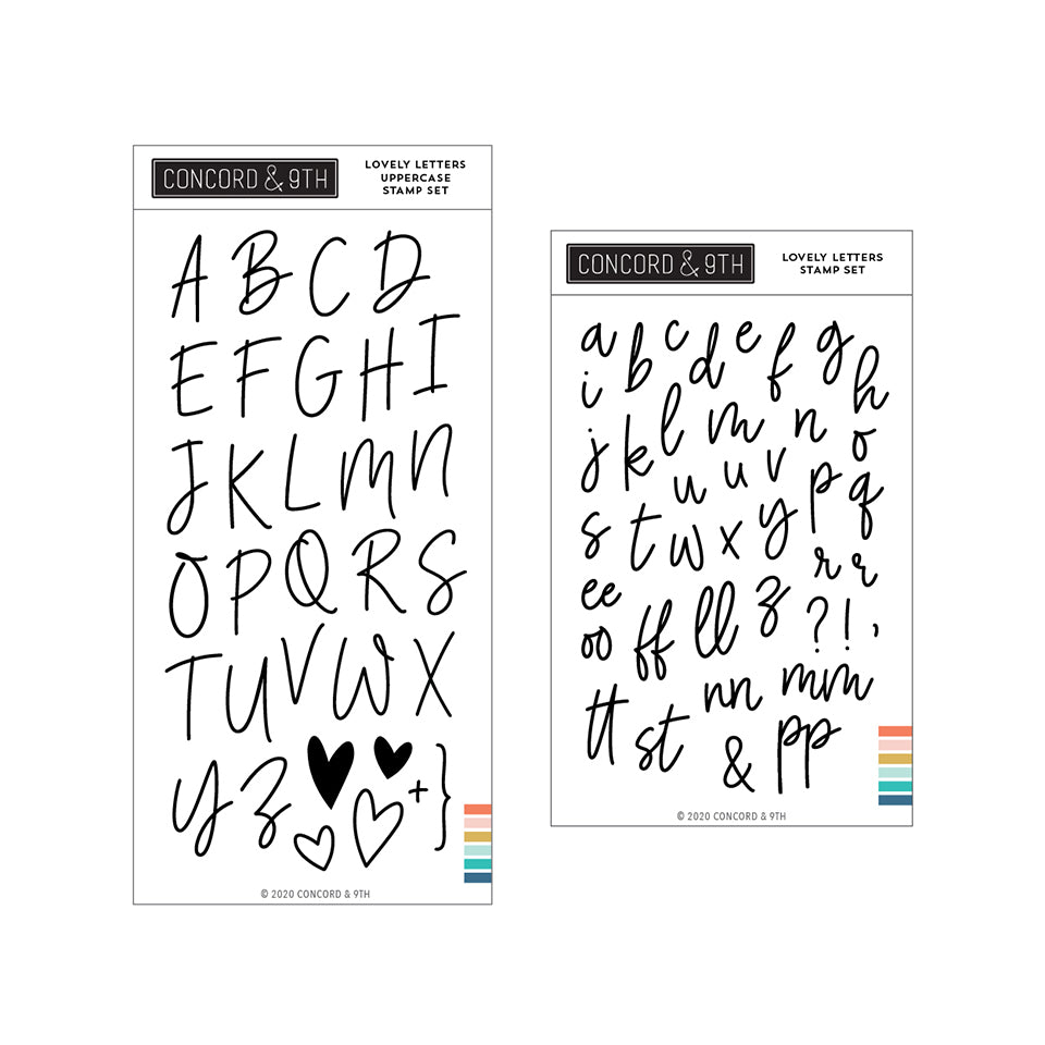 Lovely Letters Stamp Set - Concord & 9th