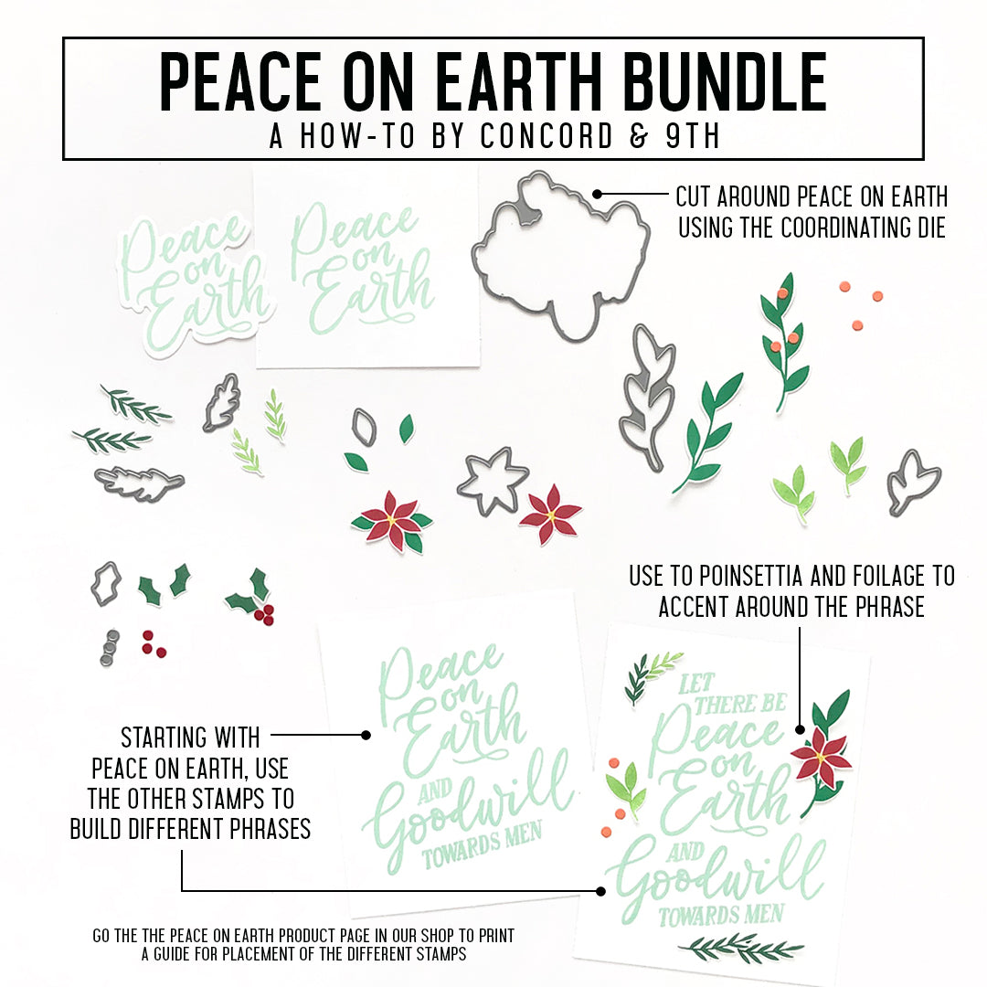 Peace On Earth Stamp Set Concord 9th