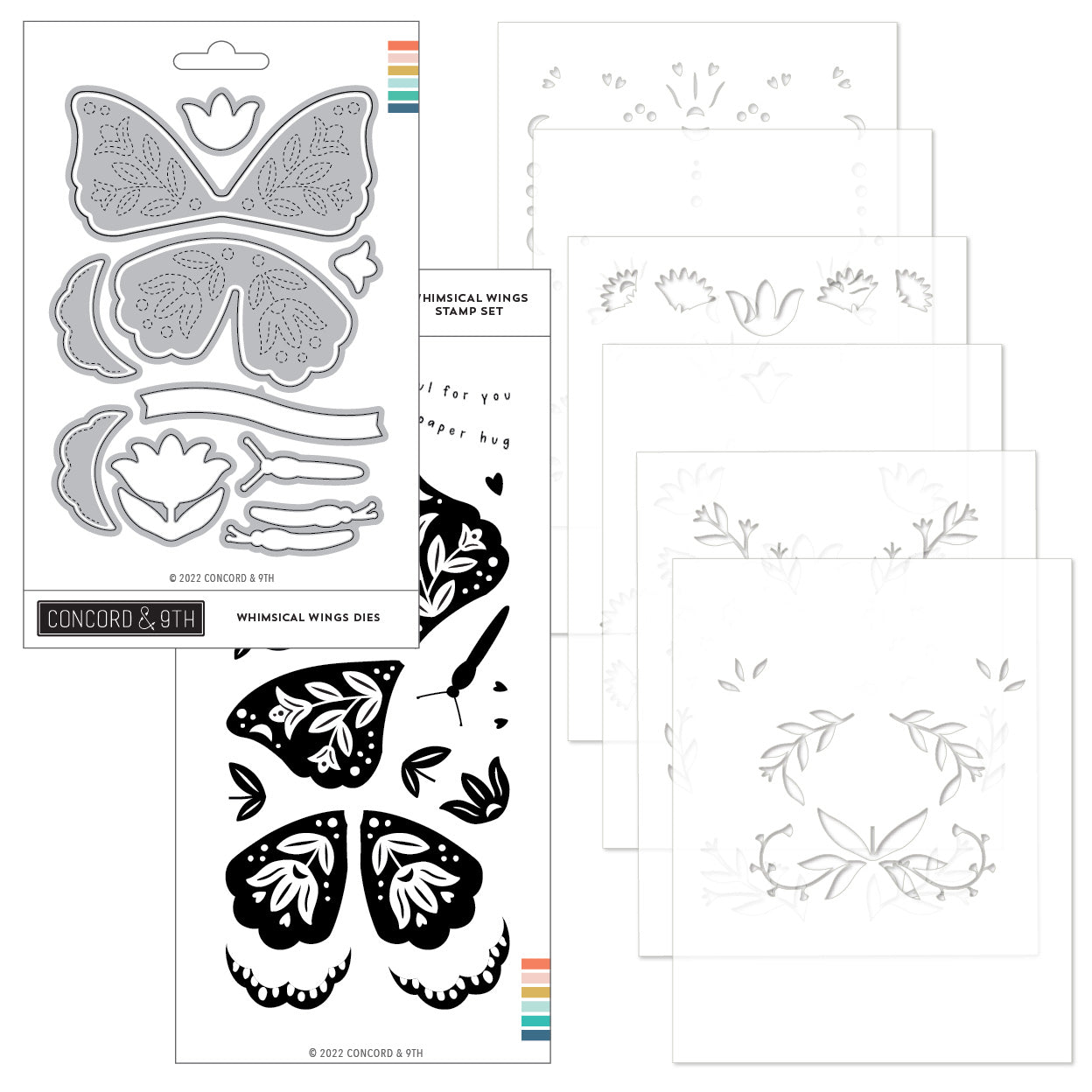 Bold Butterflies Stamp Set - Concord & 9th