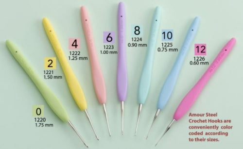 Clover Amour---Set of 10 Crochet Hooks