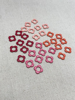 All Stitch Studio Stitch Markers - Minis - Oak City Fibers - Studio Markers