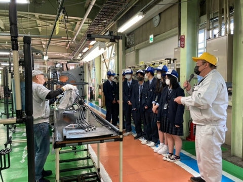 大慶橋工場　現場見学の様子