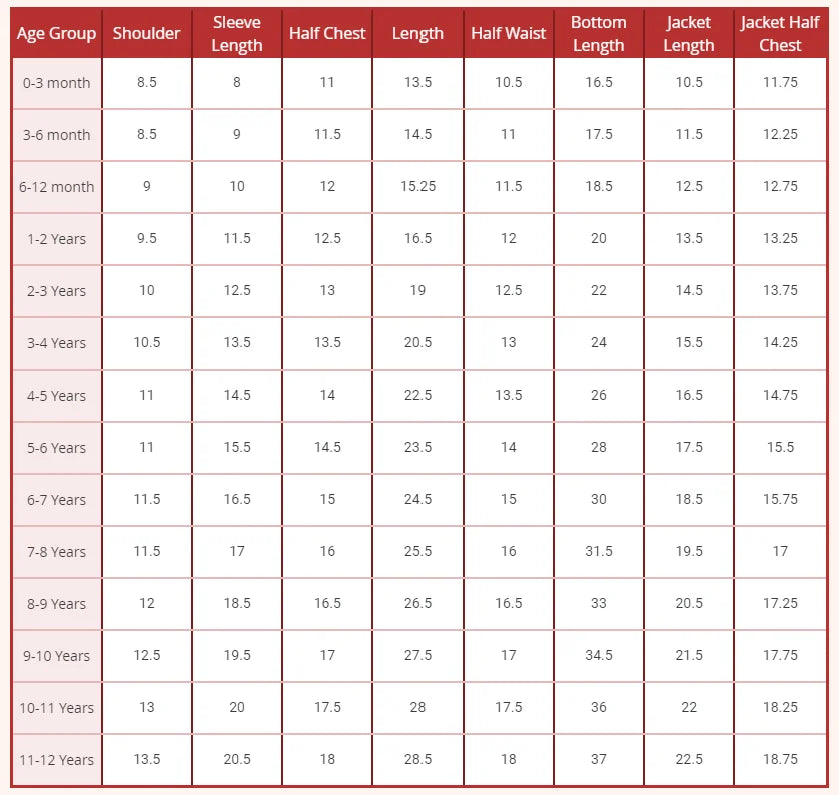 size-chart for boys