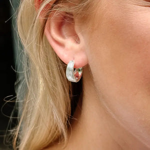 Archer Earrings in Silver-Sensitive Skin Friendly - The Tulip Magnolia