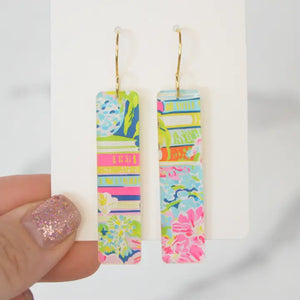 Preppy Book Earrings - The Tulip Magnolia - Earring Organizer Book