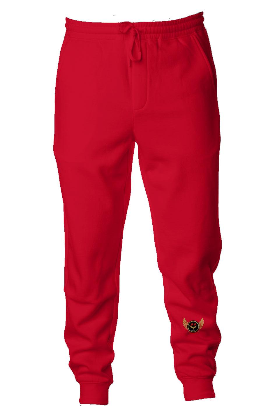 (SS) by42DPD Accent Red Independent Midweight Fleece Joggers