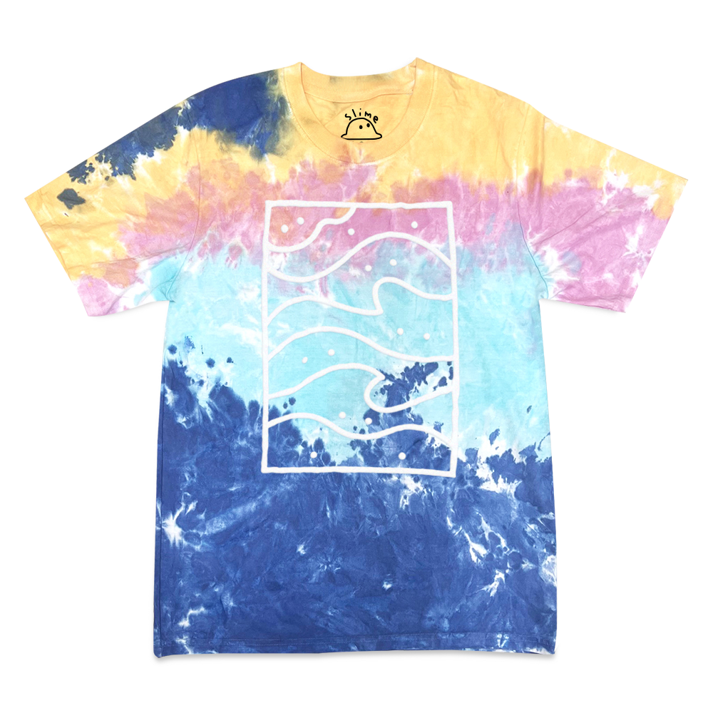 Slime Wave Tie Dye Tee