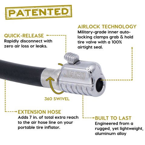 tire pump attachment for air compressor