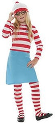 Image of a girl in a Where's Wally costume