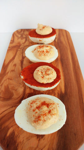 Bloody Mary Deviled Eggs Burns And Mccoy Sauce Company