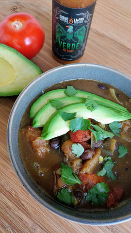 Reaper Verde Black Bean Plantain Stew