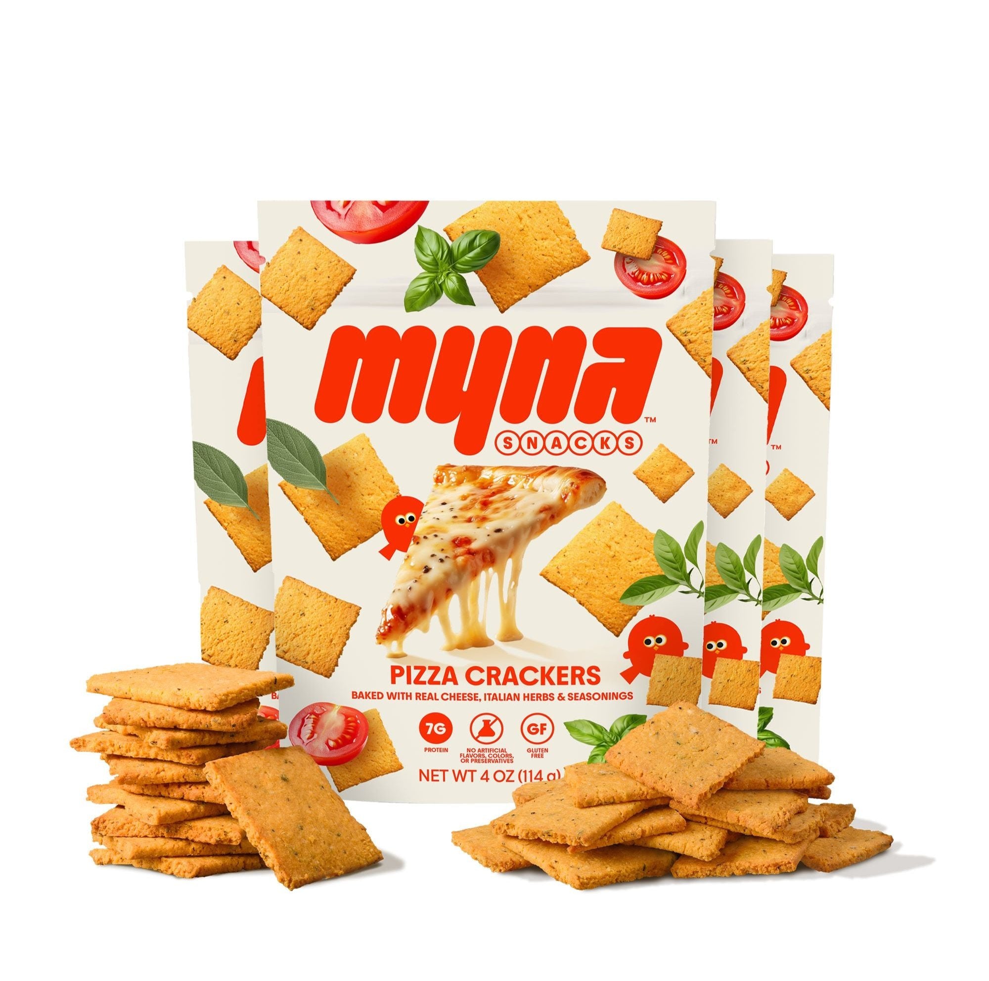 Pizza Crackers - Myna Snacks product image