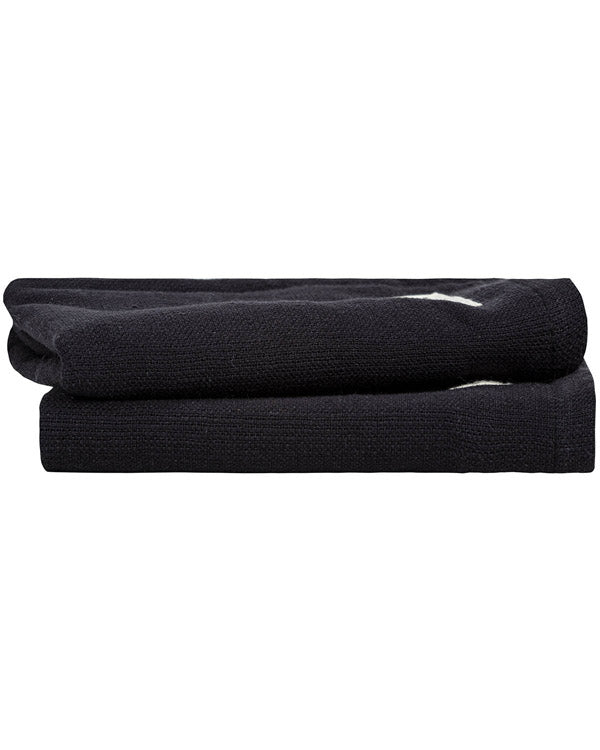 Terra Face Cloth Towel - Black