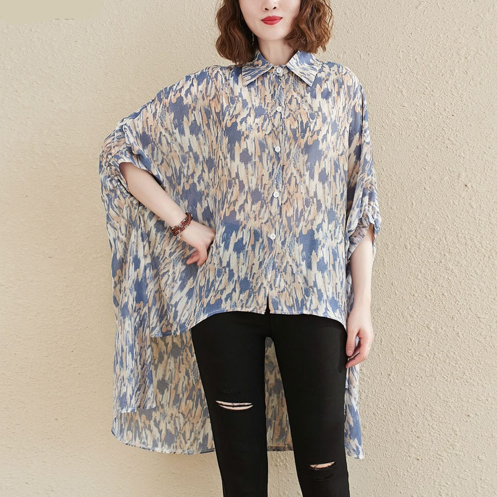 Abstract High Low Shirt