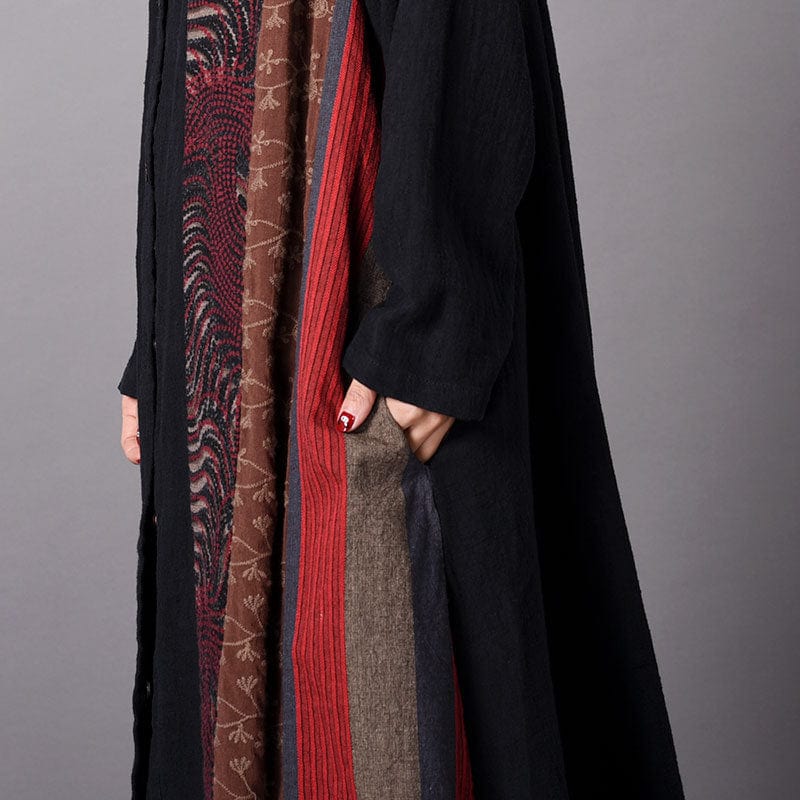 cambioprcaribe Cardigans Asian Beauty Long Black Cardigan | Nirvana