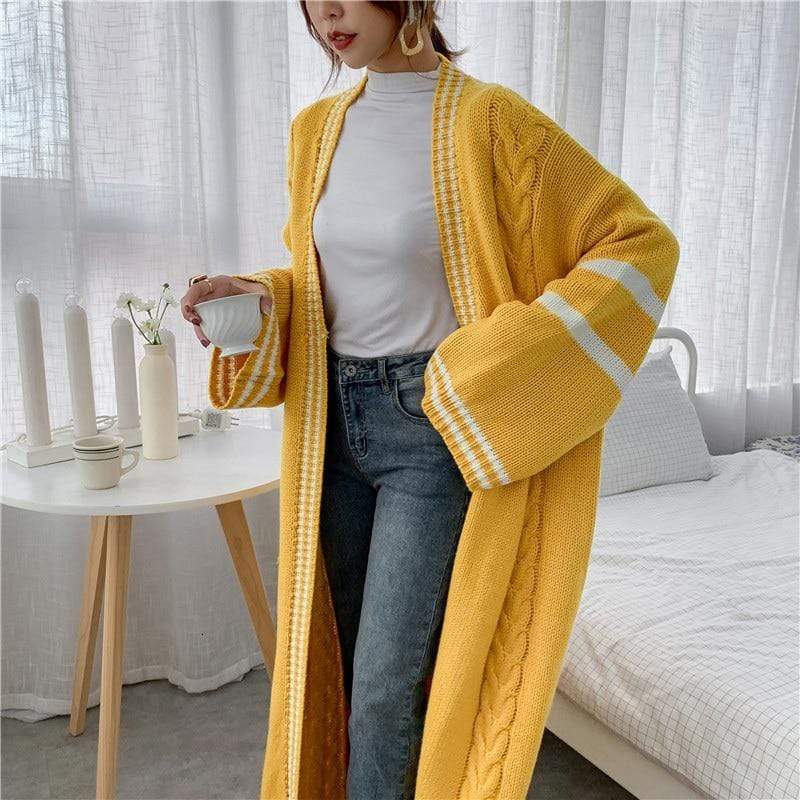 Oversized Cable Knit Cardigan