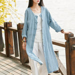 Zen Long Cotton Cardigan  | Zen