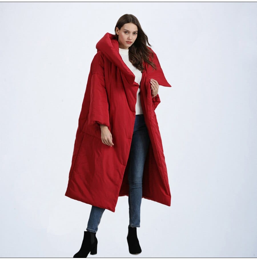 cambioprcaribe Coats Mia Long Hooded Puffer Coat