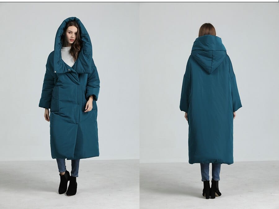 cambioprcaribe Coats Mia Long Hooded Puffer Coat