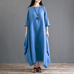 Asymmetrical Oversized Maxi Dress