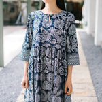 cambioprcaribe Dress Chinese Legends Cotton Linen Dress