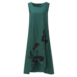 cambioprcaribe Dress Green / S Floral Lily Sun Dress